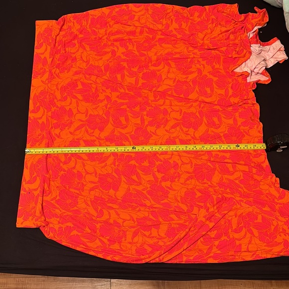 Size 5 Torrid Orange Floral Two Piece Set - Picture 8 of 9